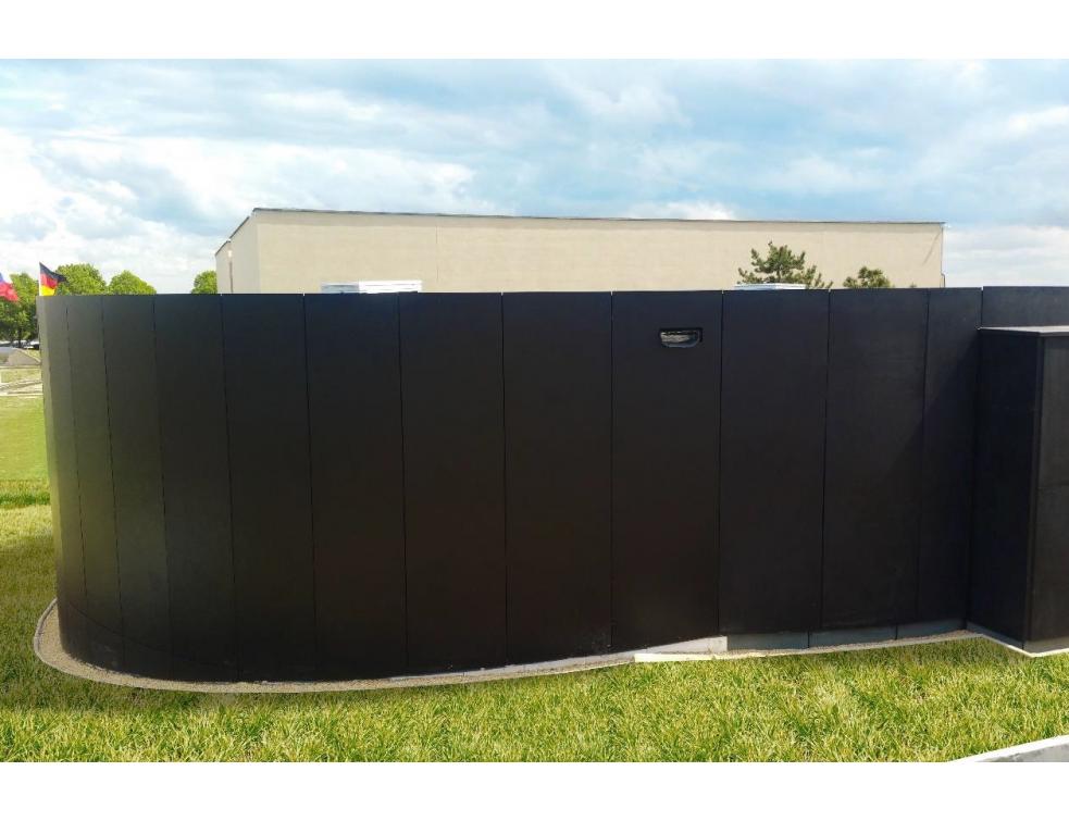 Construction de la salle immersive à 360° du Mémorial de Caen